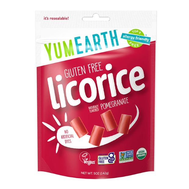 YumEarth Organic Licorice Pomegranate 142g