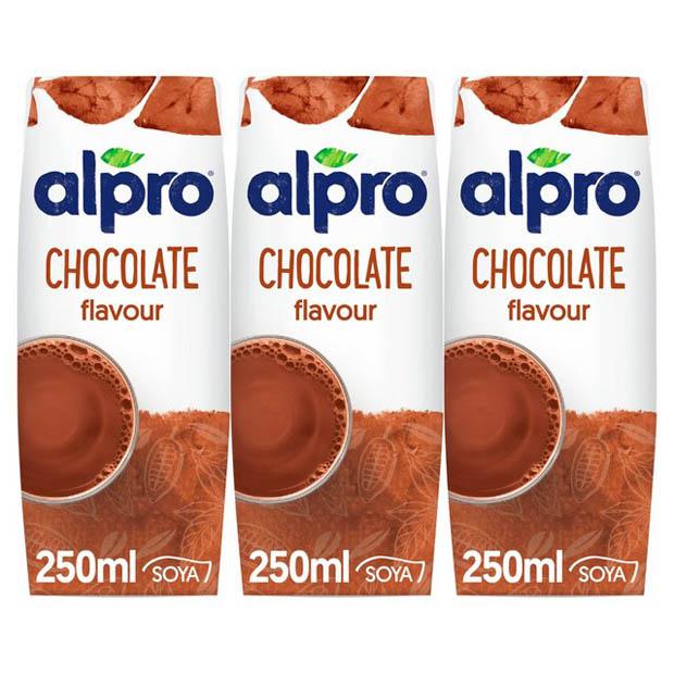Alpro Soy Milk Drink Chocolate 3 x 250mls