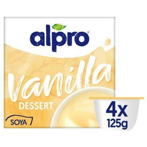 Alpro Dessert Vanilla x 4 500g