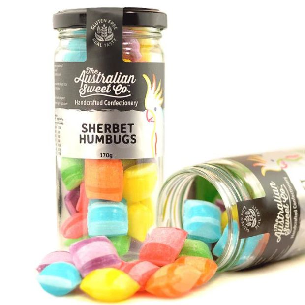 Australian Sweet Co Humbugs Sherbet 170g