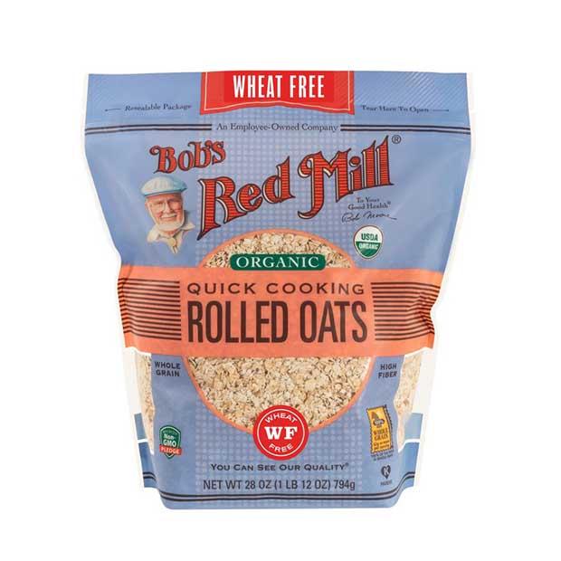 Bobs Red Mill Organic Quick Oats Pure 794g