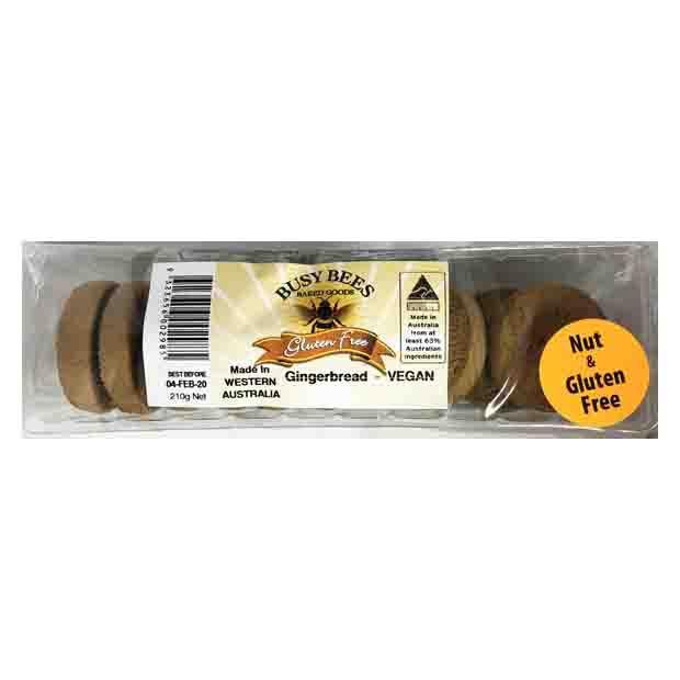 Busy Bees Gingerbread Biscuits 210g - Happy Tummies