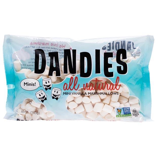 Dandies Vanilla Marshmallows Mini 283g vegan marshmallows Happy