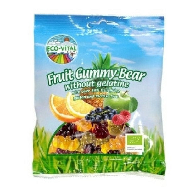 Eco-Vital Fruity Gummy Bears 100g - Happy Tummies