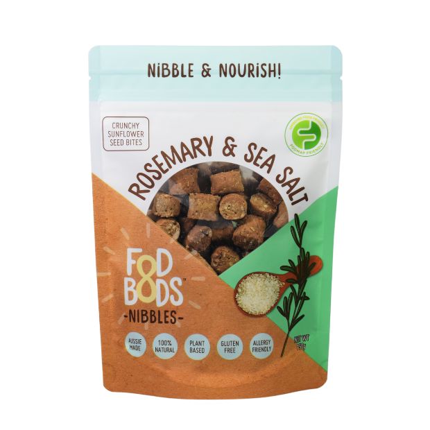 Fodbods Nibbles Rosemary & Sea Salt 150g