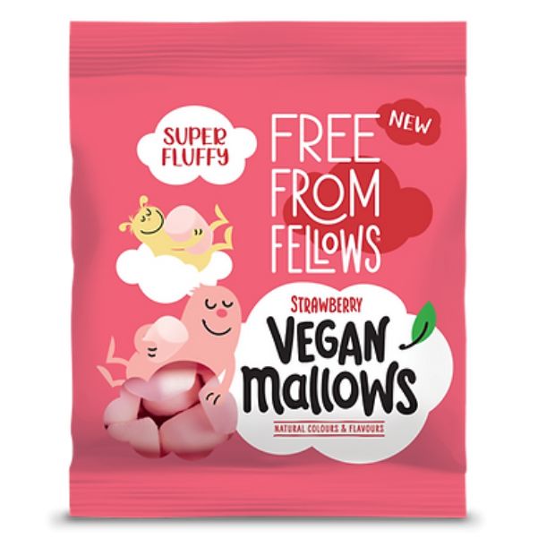 Free From Fellows Vegan Mallows Strawberry 105g