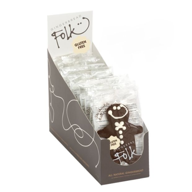 Gingerbread Folk Gingerbread Man Chocolate 30g