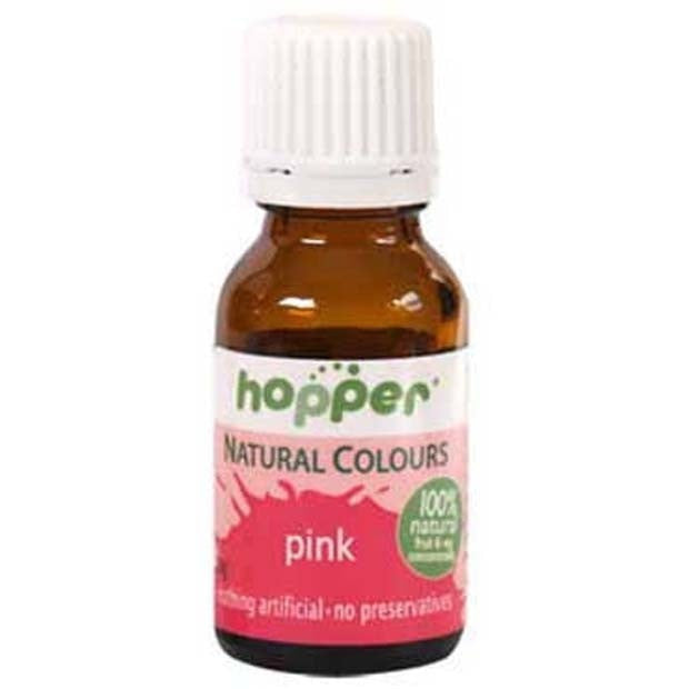 Hopper Natural Food Coloring Pink 20g - Happy Tummies