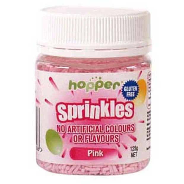 Hopper Sprinkles Pink 125g - Happy Tummies
