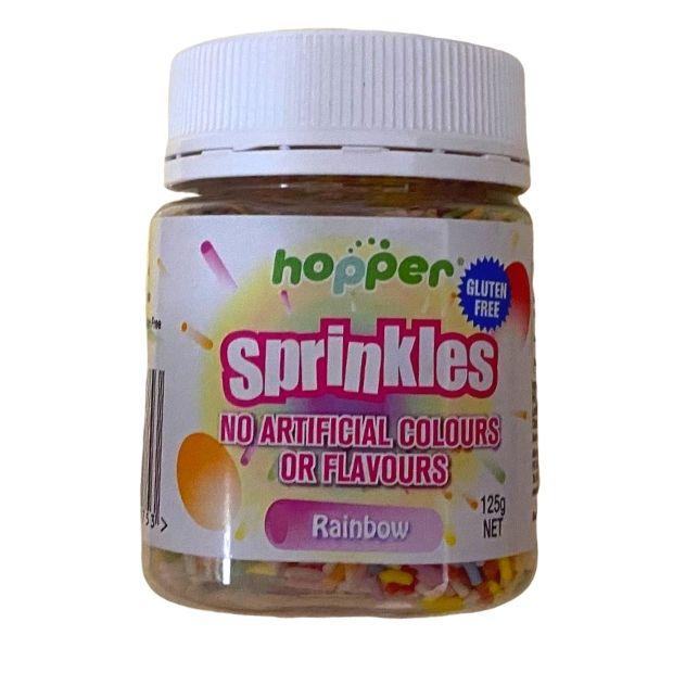 Hopper Rainbow Sprinkles 125g - Happy Tummies