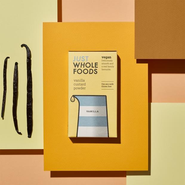 Just Wholefoods Vanilla Custard Powder 100g