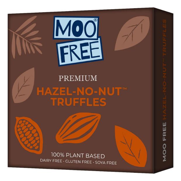 Moo Free Premium Hazel-No-Nut Truffles 90g **BEST BEFORE DATE - 20/03/24**