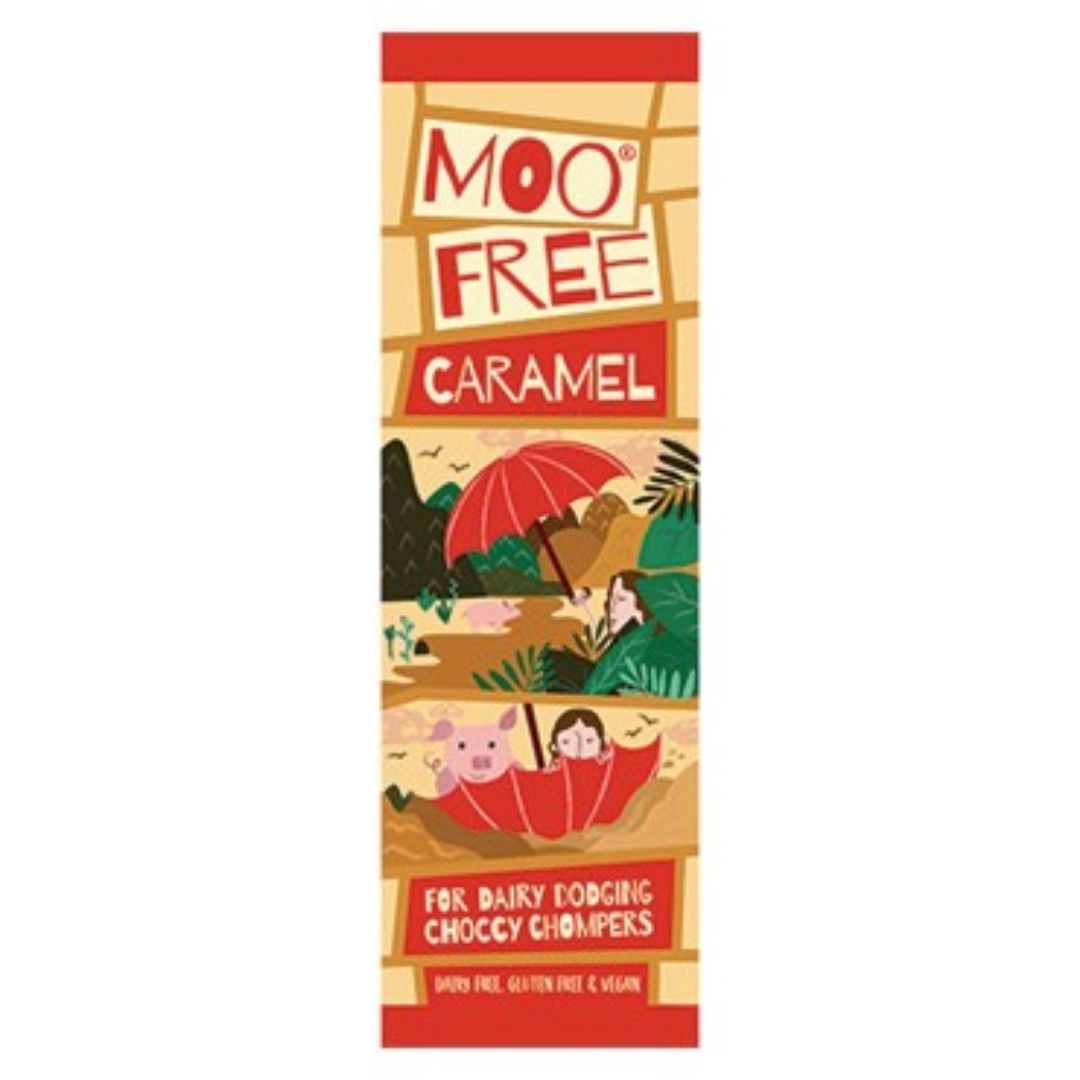 Moo Free Mini Chocolate Bar Caramel 20g