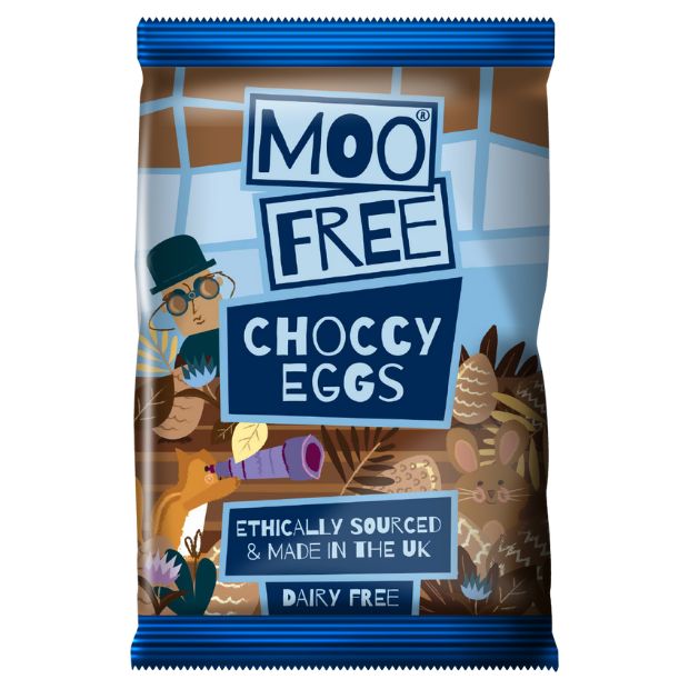 Moo Free Choccy Mini Easter Eggs Milk 50g
