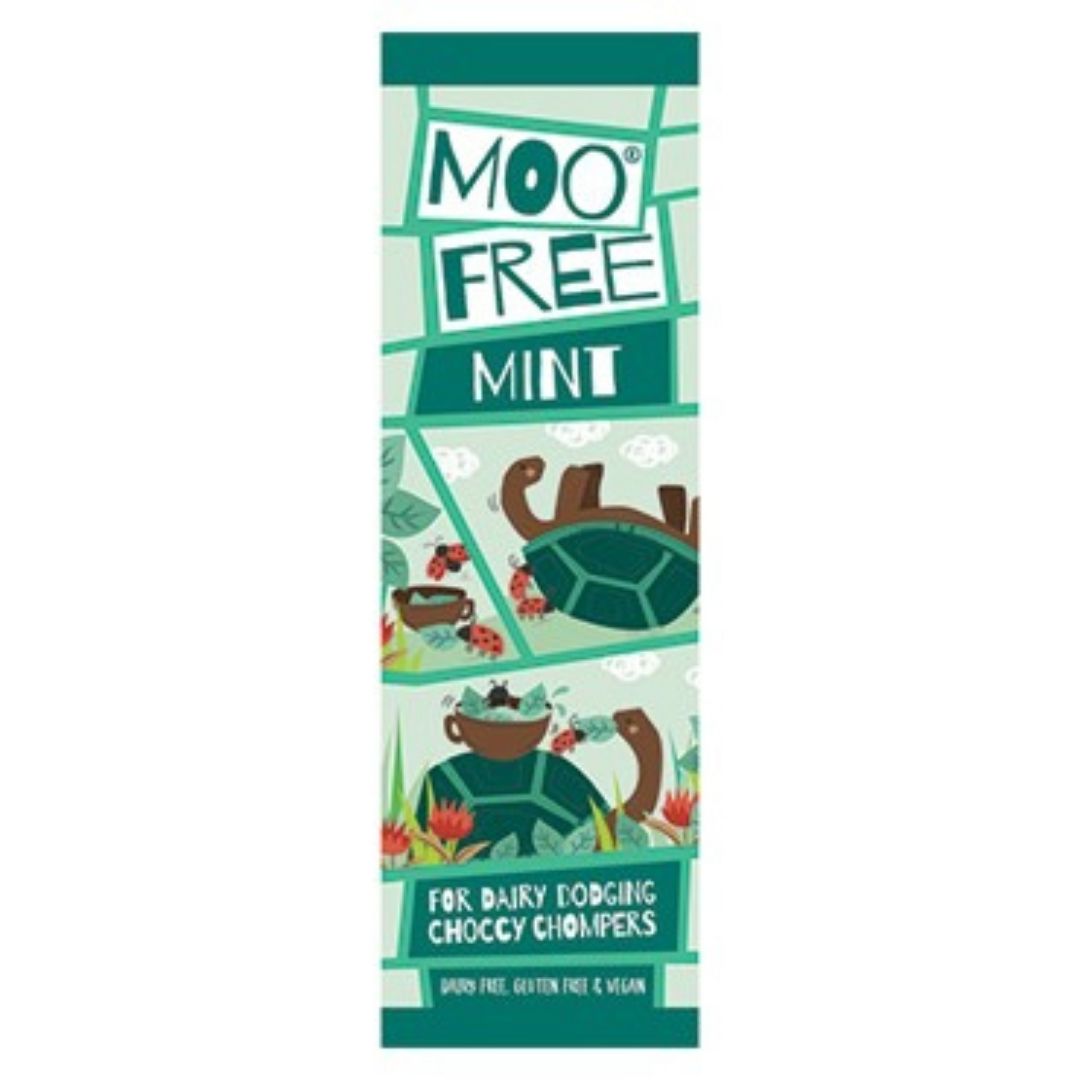 Moo Free Mini Chocolate Bar Mint 20g