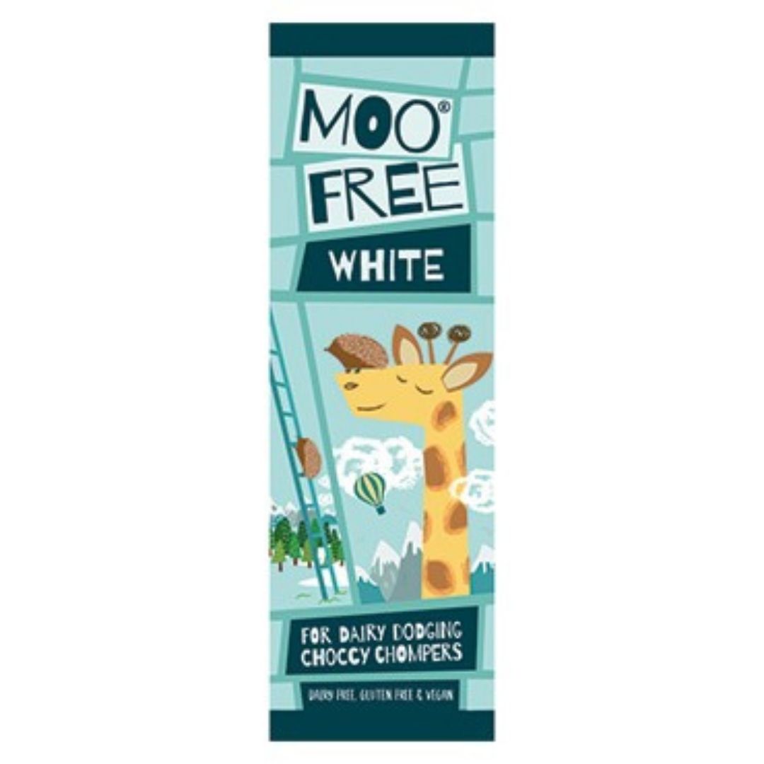 Moo Free Mini Chocolate Bar White 20g