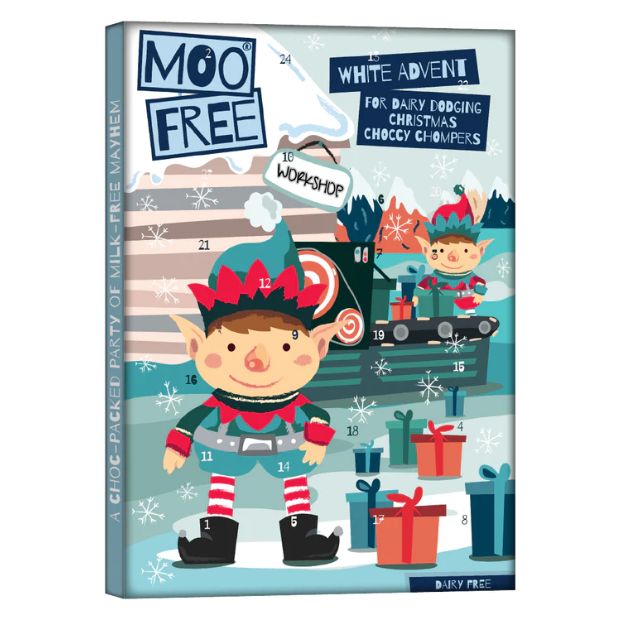 Moo Free Advent Calendar White Chocolate 70g