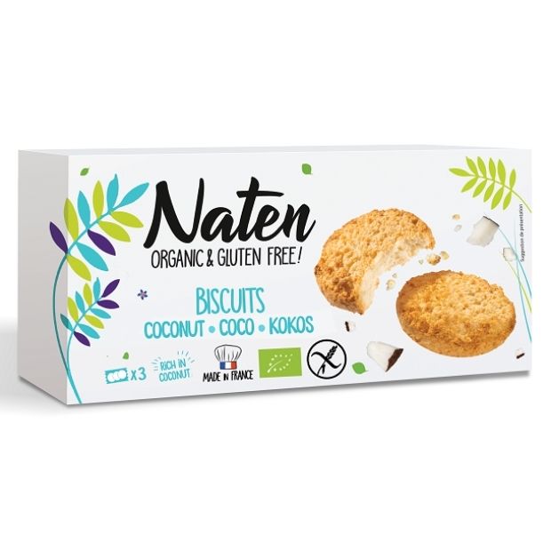 Naten Organic Coconut Biscuits 150g **BEST BEFORE DATE - 02/04/24**
