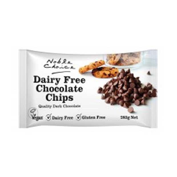 Eskal Noble Choice Dairy Free Dark Baking Chocolate Chips 283g - Happy Tummies