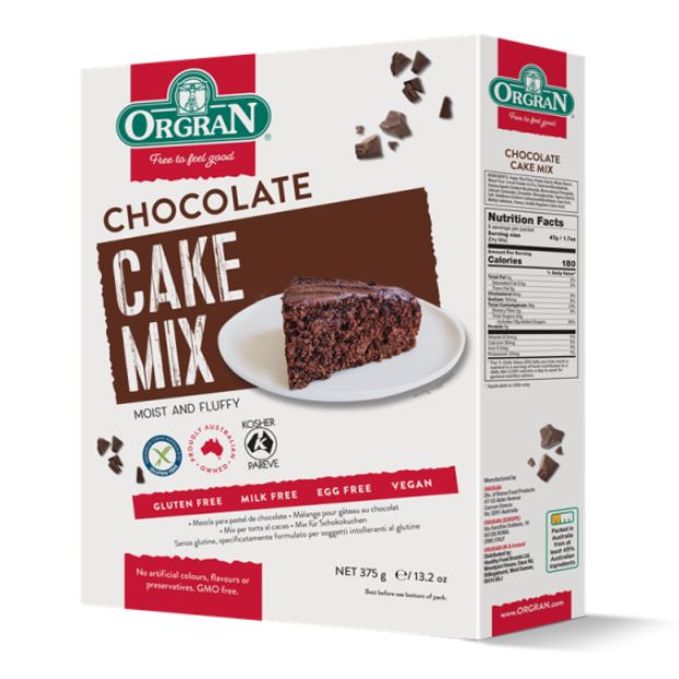 Orgran Chocolate Cake Mix 375g