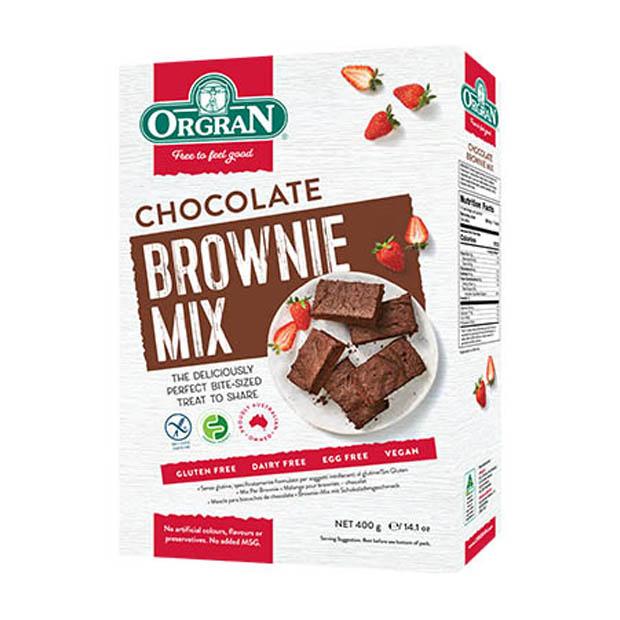 Orgran Chocolate Brownie Mix 400g - Happy Tummies