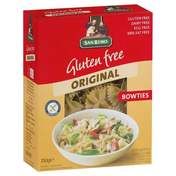 San Remo Gluten Free Original Bowties 250g - Happy Tummies