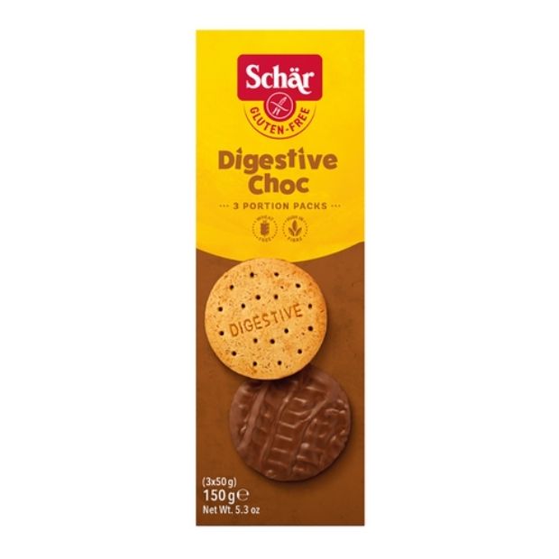 Schar Digestive Choc Biscuits 150g