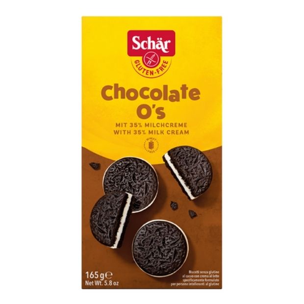Schar Chocolate O's Biscuits 165g