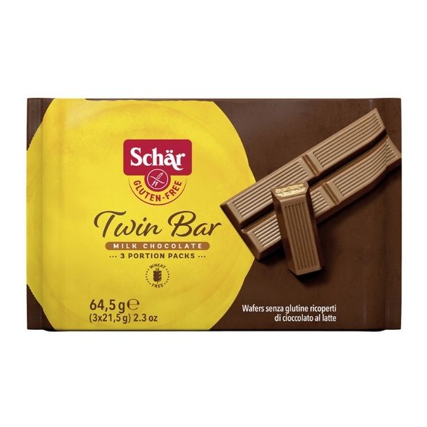 Schar Gluten Free Twin Bar 3 Pack 64.5g - Happy Tummies Pty Ltd