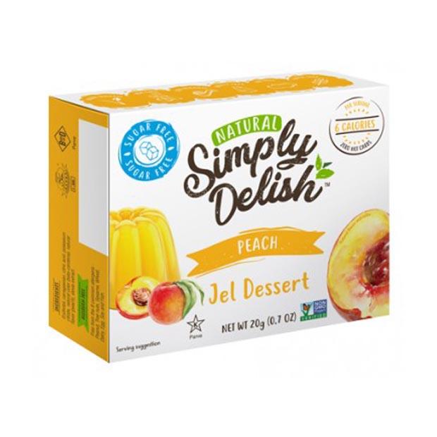Simply Delish Vegan Jelly Peach 20g
