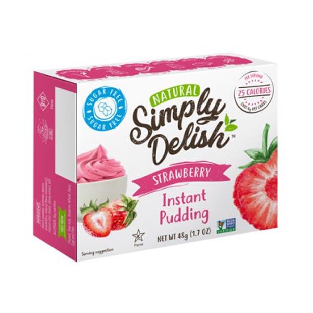 Simply Delish Instant Pudding Strawberry 48g