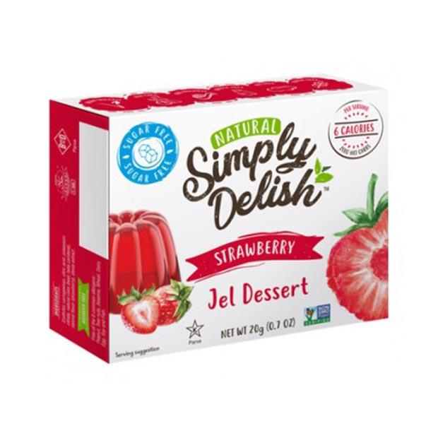 Simply Delish Vegan Jelly Strawberry 20g