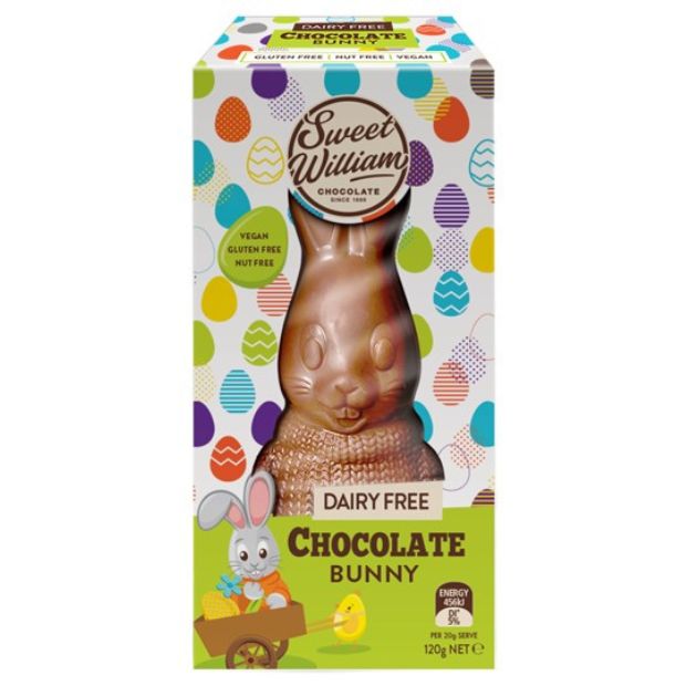 Sweet William Dairy Free Chocolate Bunny 120g
