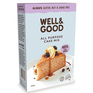 Well & Good All Purpose Cake Mix 400g - Happy Tummies
