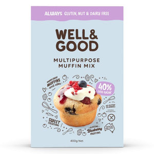 Well & Good Muffin Mix 400g