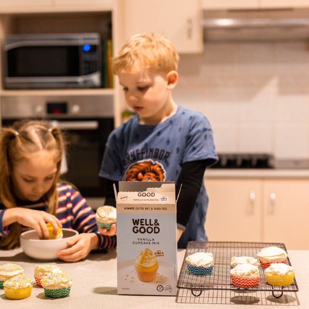 Well & Good Vanilla Cupcake Mix 510g